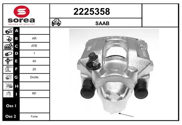 Etrier frana 2225358 EAI