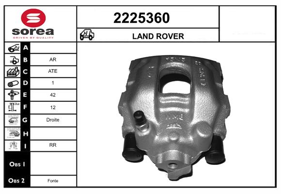 Etrier frana 2225360 EAI