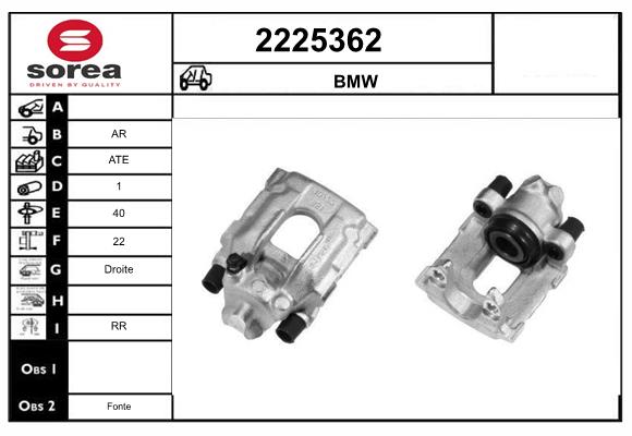 Etrier frana 2225362 EAI