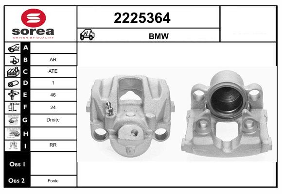 Etrier frana 2225364 EAI