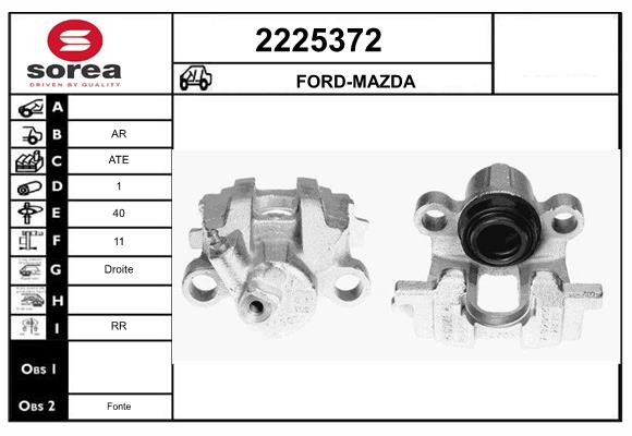 Etrier frana 2225372 EAI