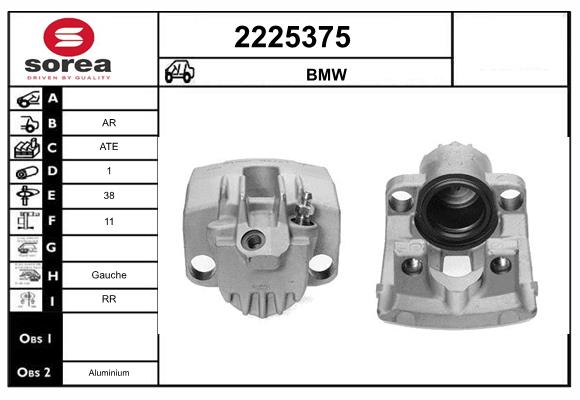 Etrier frana 2225375 EAI