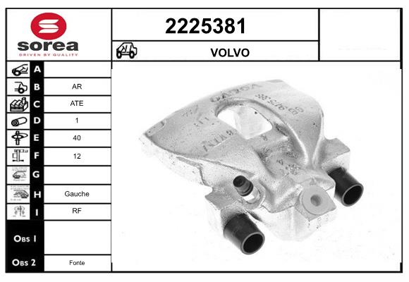 Etrier frana 2225381 EAI