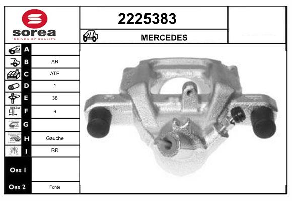 Etrier frana 2225383 EAI