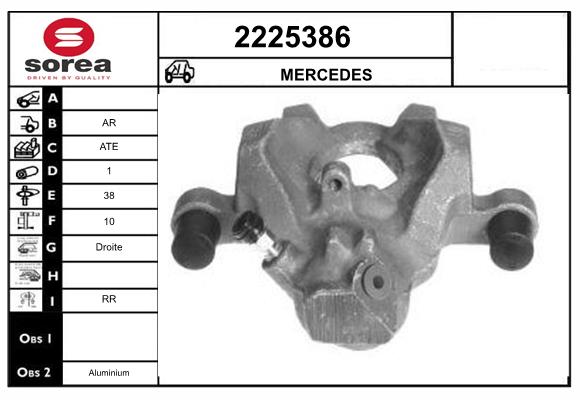 Etrier frana 2225386 EAI