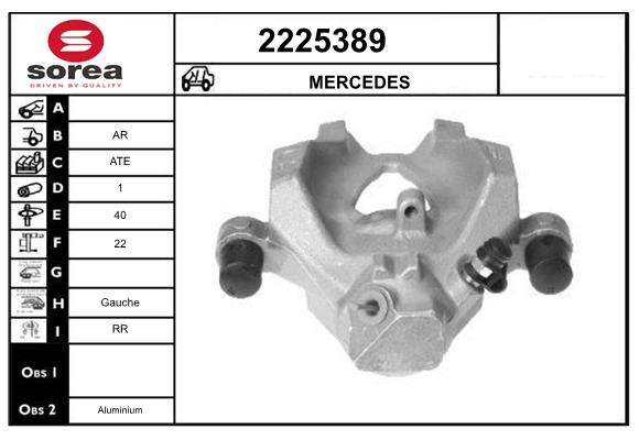 Etrier frana 2225389 EAI