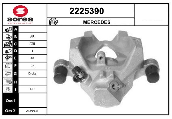 Etrier frana 2225390 EAI