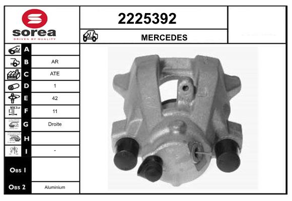 Etrier frana 2225392 EAI