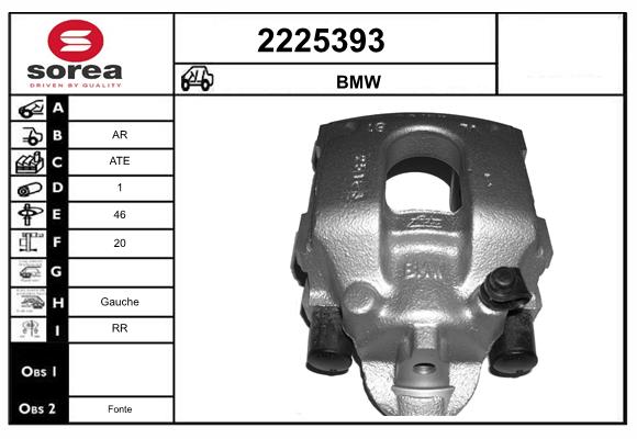 Etrier frana 2225393 EAI