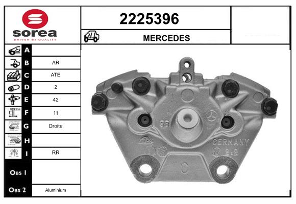 Etrier frana 2225396 EAI