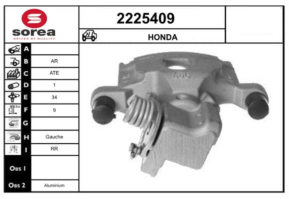 Etrier frana 2225409 EAI