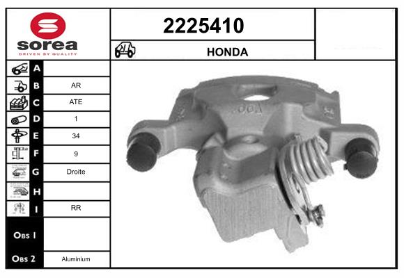 Etrier frana 2225410 EAI