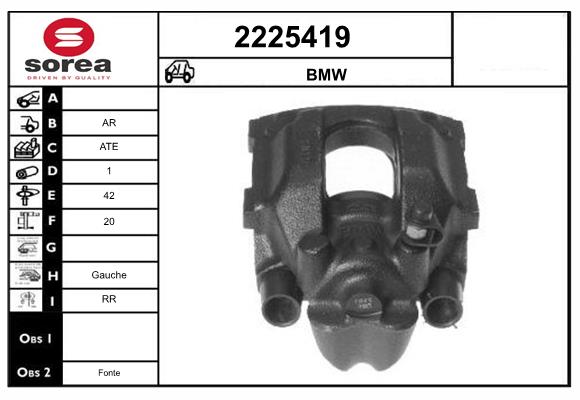 Etrier frana 2225419 EAI