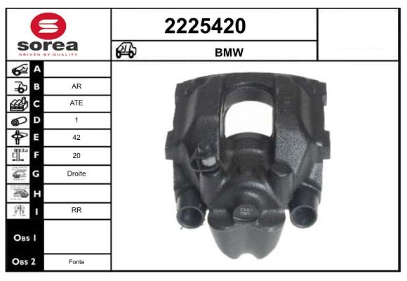 Etrier frana 2225420 EAI