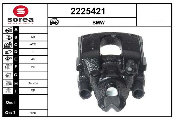 Etrier frana 2225421 EAI