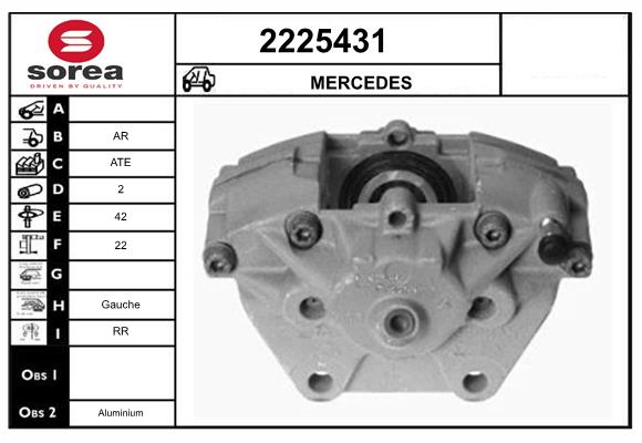 Etrier frana 2225431 EAI