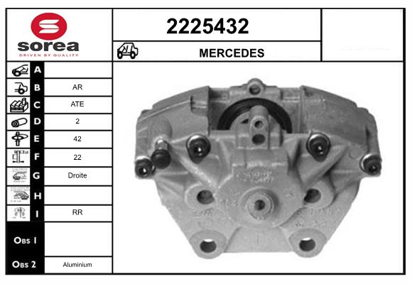 Etrier frana 2225432 EAI