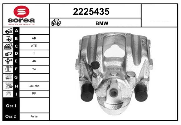 Etrier frana 2225435 EAI