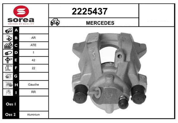 Etrier frana 2225437 EAI