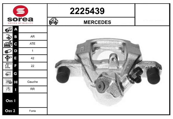 Etrier frana 2225439 EAI