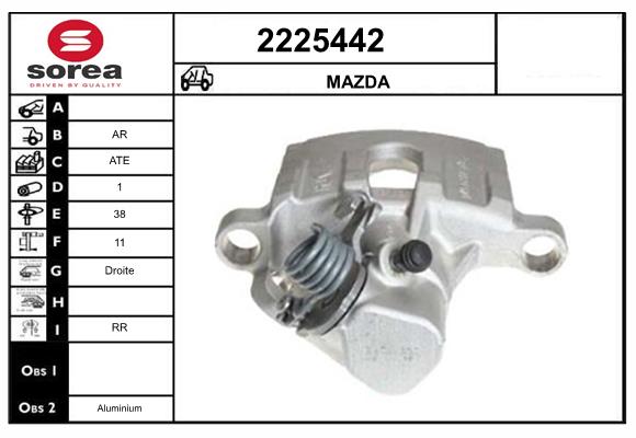 Etrier frana 2225442 EAI