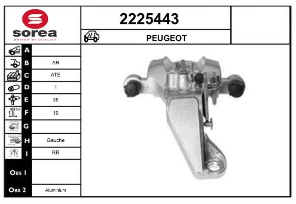 Etrier frana 2225443 EAI