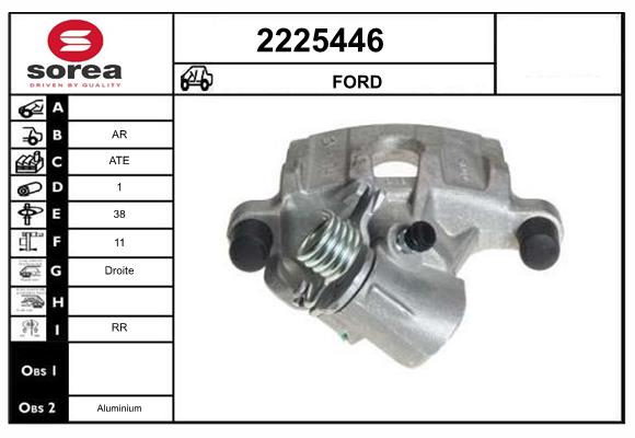 Etrier frana 2225446 EAI