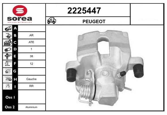 Etrier frana 2225447 EAI