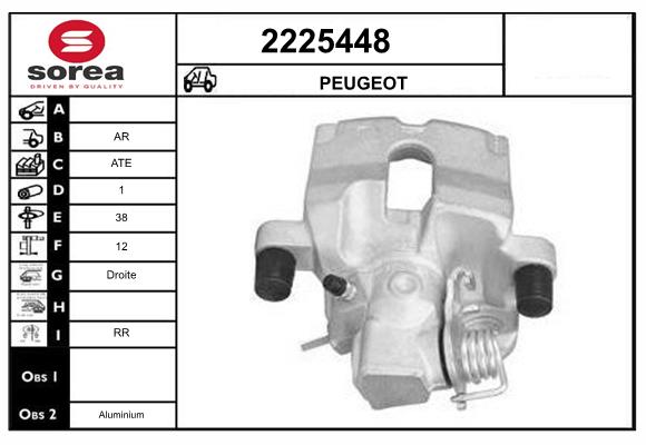Etrier frana 2225448 EAI