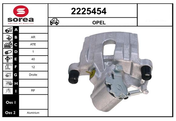 Etrier frana 2225454 EAI