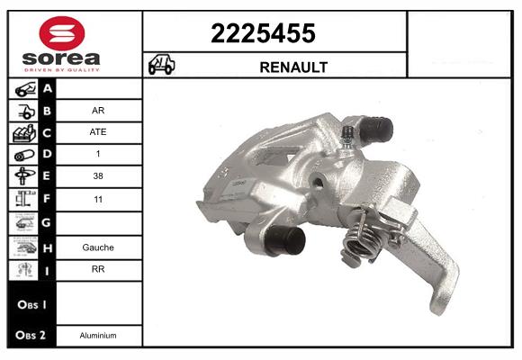 Etrier frana 2225455 EAI