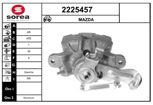 Etrier frana 2225457 EAI