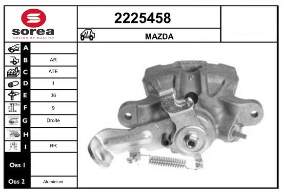 Etrier frana 2225458 EAI