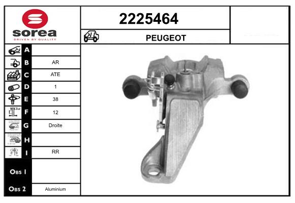 Etrier frana 2225464 EAI