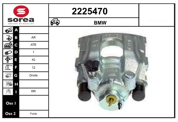 Etrier frana 2225470 EAI