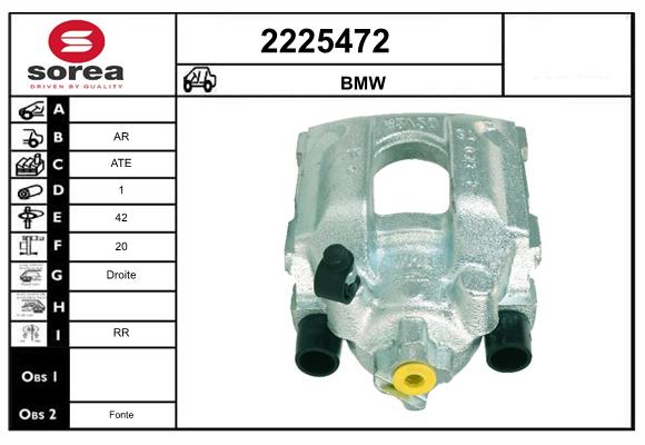 Etrier frana 2225472 EAI