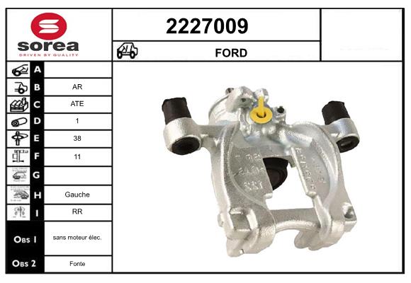 Etrier frana 2227009 EAI