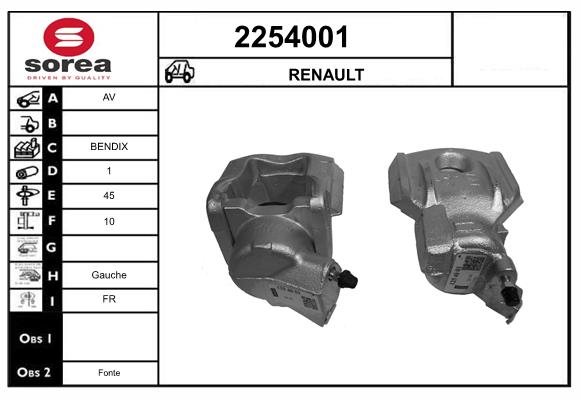 Etrier frana 2254001 EAI