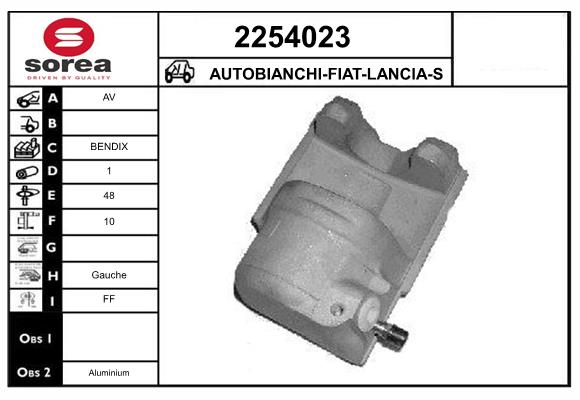 Etrier frana 2254023 EAI