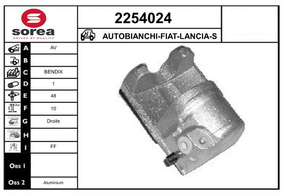 Etrier frana 2254024 EAI