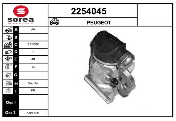 Etrier frana 2254045 EAI