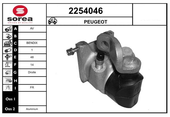 Etrier frana 2254046 EAI
