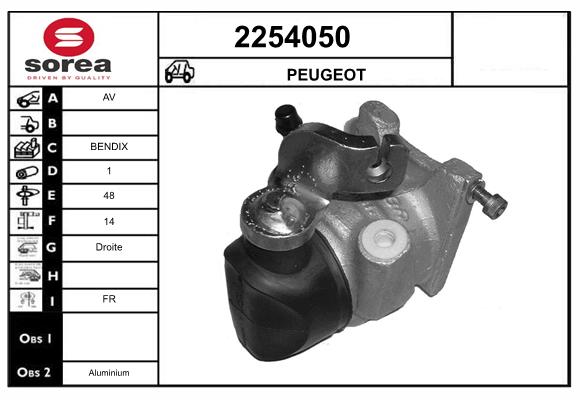 Etrier frana 2254050 EAI