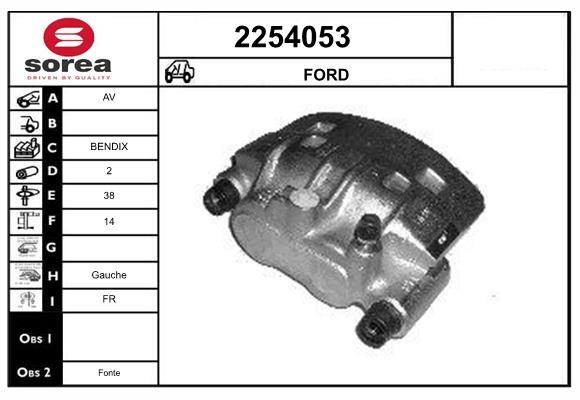 Etrier frana 2254053 EAI