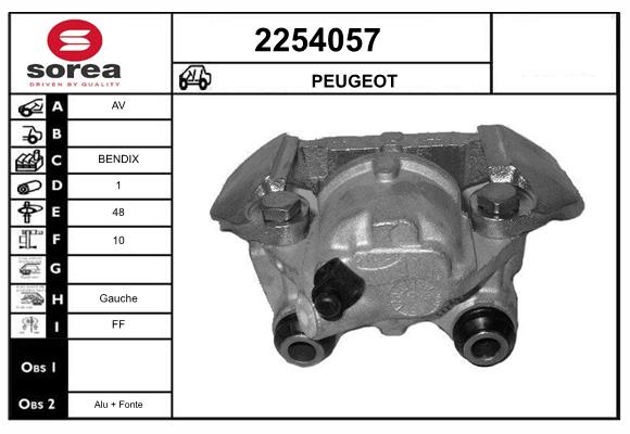 Etrier frana 2254057 EAI