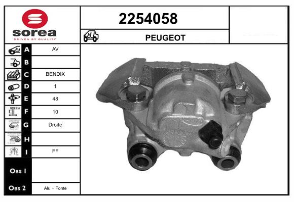 Etrier frana 2254058 EAI