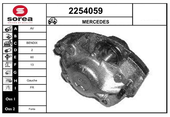 Etrier frana 2254059 EAI