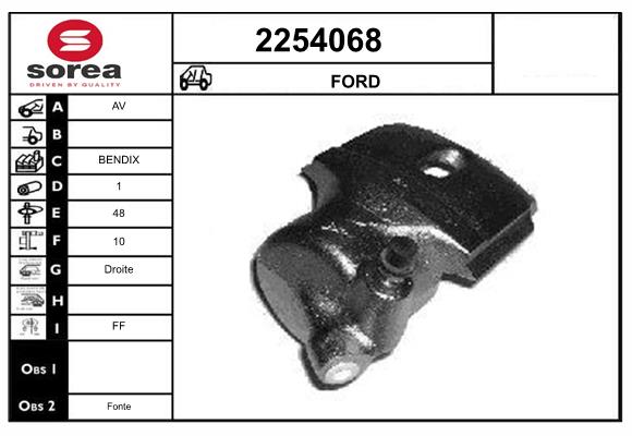 Etrier frana 2254068 EAI