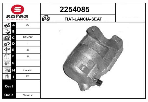 Etrier frana 2254085 EAI
