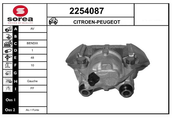 Etrier frana 2254087 EAI